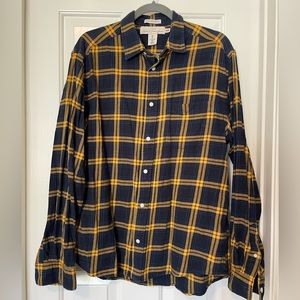H&M Men’s Longsleeve Plaid Button Up Shirt Size Large